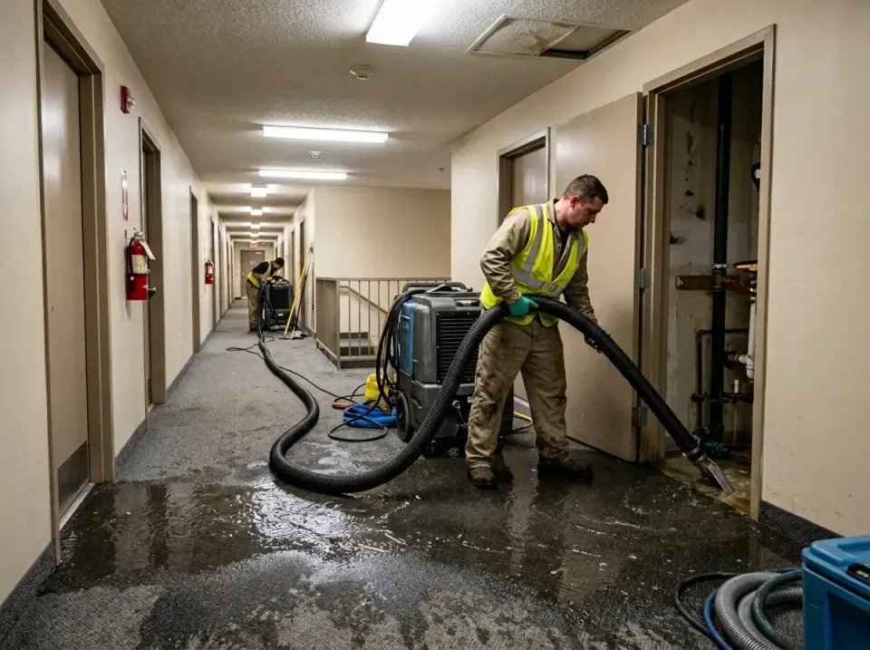 multi-unit-apartment-hallway-f-005 — frequently asked questions, Emergency Burst Pipe Water Extraction & Removal in Pittsvil…
